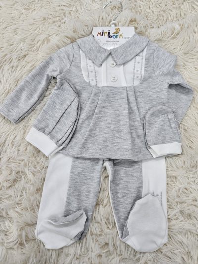 Set Newborn 5piese Gri