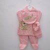 Compleu Newborn Teddy 5 piese roz