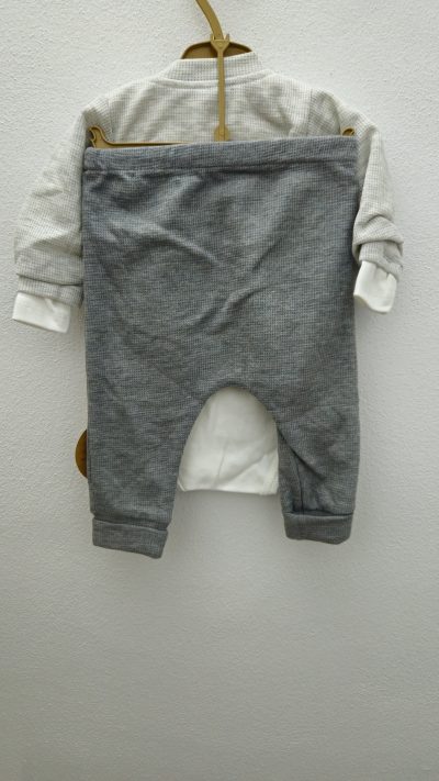 Costumas Mini Pakel Gri 0-3 luni - imagine 3