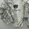 Costumas Mini Pakel cu model Ursulet Gri 6-9 luni - imagine 3