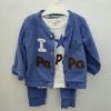 Costumas Danino I love Papa Albastru 0-3 luni