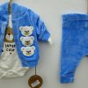 Costumas  3 Bears Albastru 6-9 luni