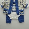 Costumas Mini Pakel Ursulet Albastru 3-6 luni - imagine 5