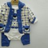 Costumas Mini Pakel Ursulet Albastru 3-6 luni - imagine 3