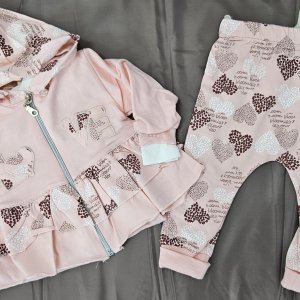 SET 3 PIESE DIN BUMBAC 100% PENTRU FETITE